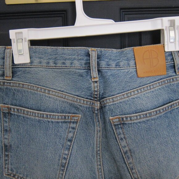 Anine Bing Blue Cropped Jeans - Picture 5 of 5